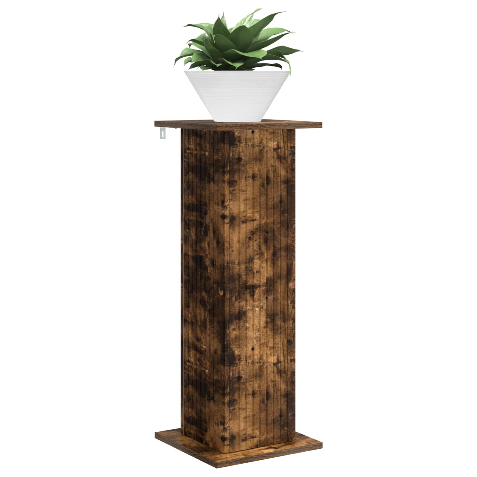 Plantenstandaard 2 pcs Gerookt eiken 30,5 x 30 x 80,5 cm image 2