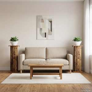 Stojalo za rastline 2 pcs Star les 30,5 x 30 x 80,5 cm