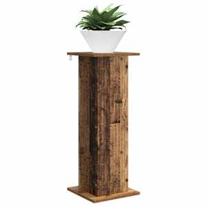 Stojan na rostliny 2 pcs Staré dřevo 30,5 x 30 x 80,5 cm - obrázek 3