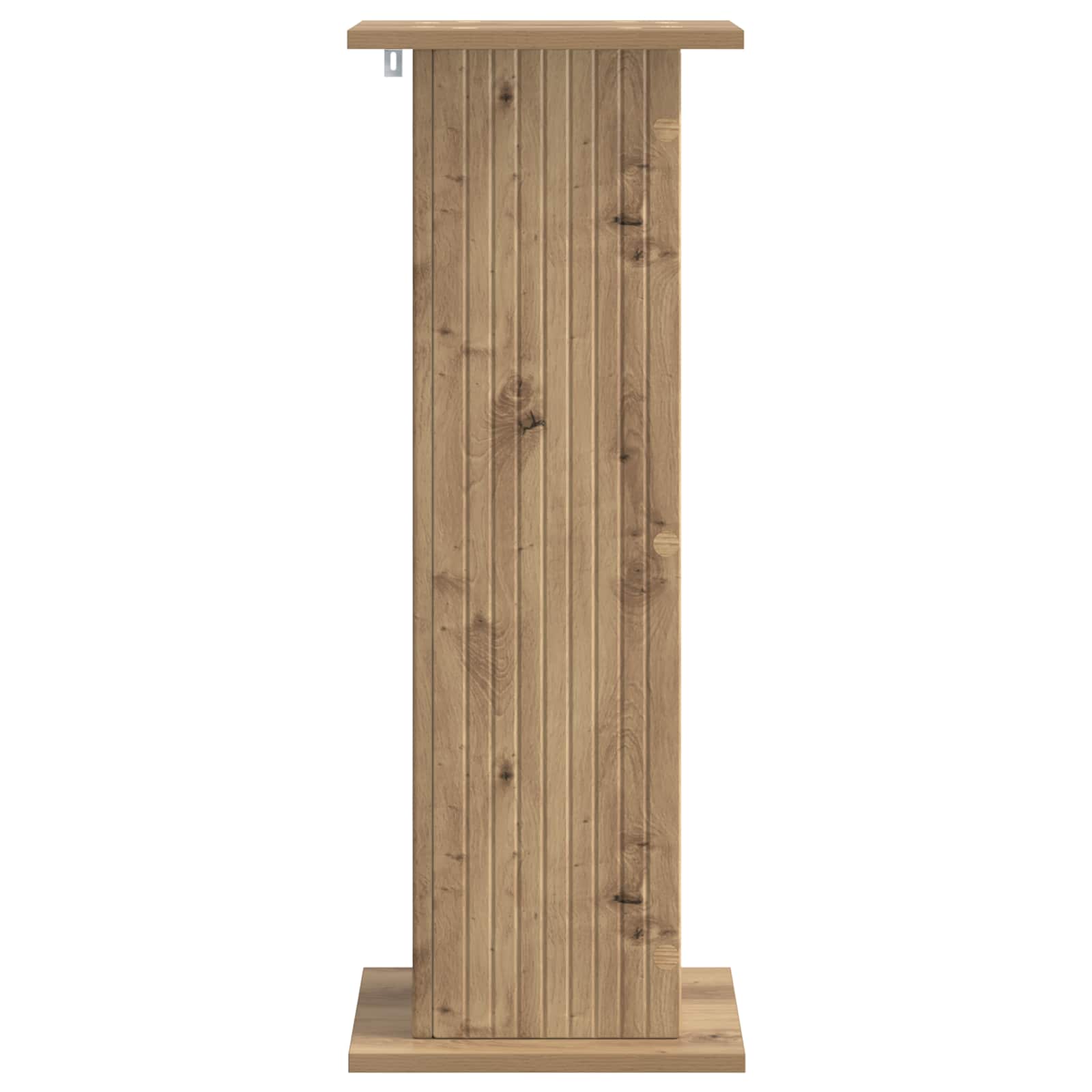 Plantenstandaard Artisanaal eiken 30,5 x 30 x 80,5 cm image 3