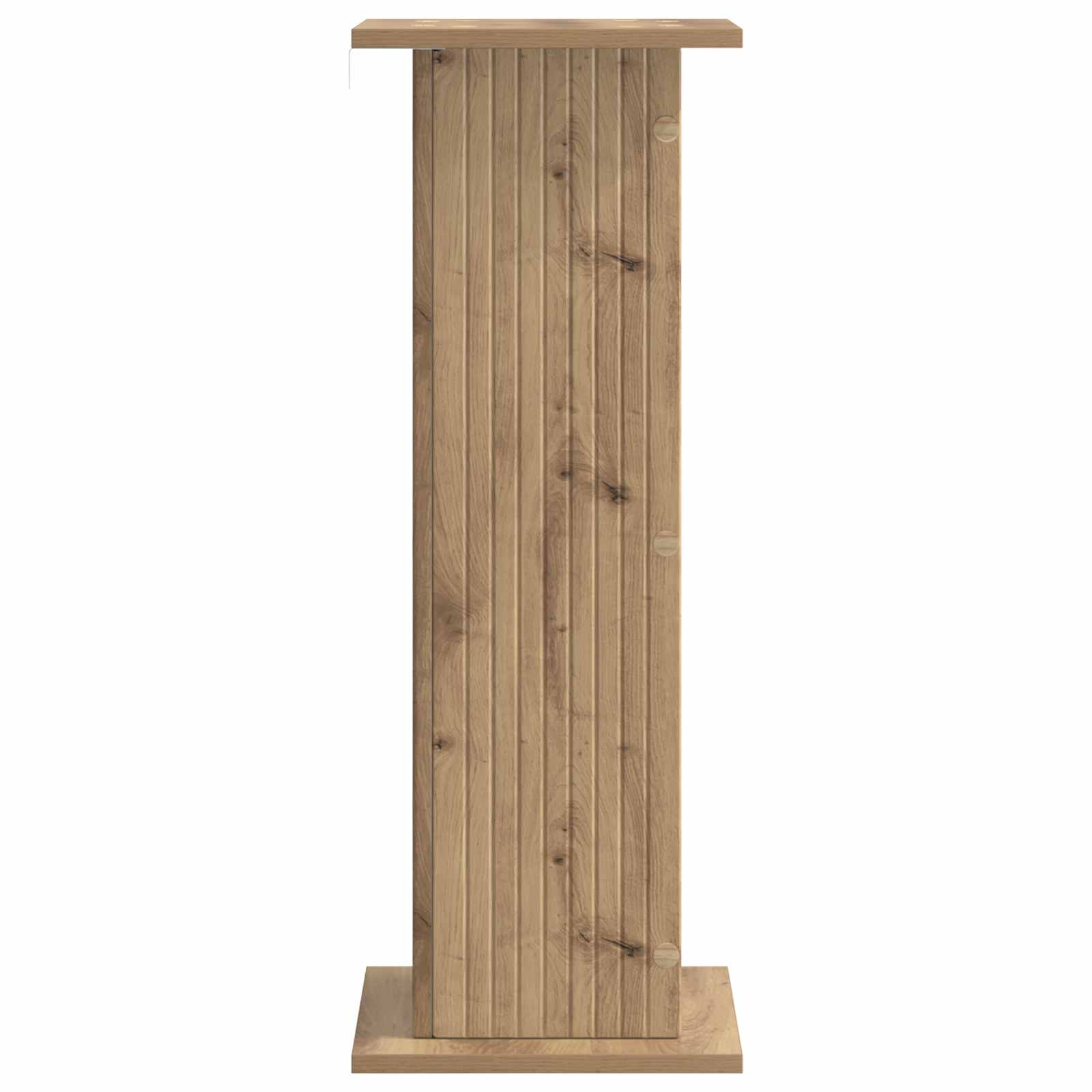 Plantenstandaard Artisanaal eiken 30,5 x 30 x 80,5 cm image 4