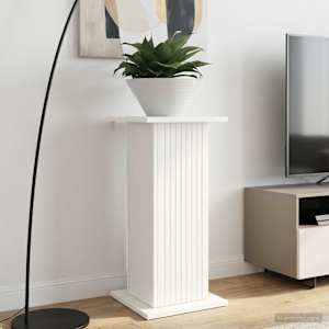 Stojalo za rastline 2 pcs Bela 30,5 x 30 x 60,5 cm