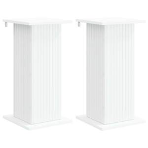 Stojan na rostliny 2 pcs Bílá 30,5 x 30 x 60,5 cm - obrázek 2