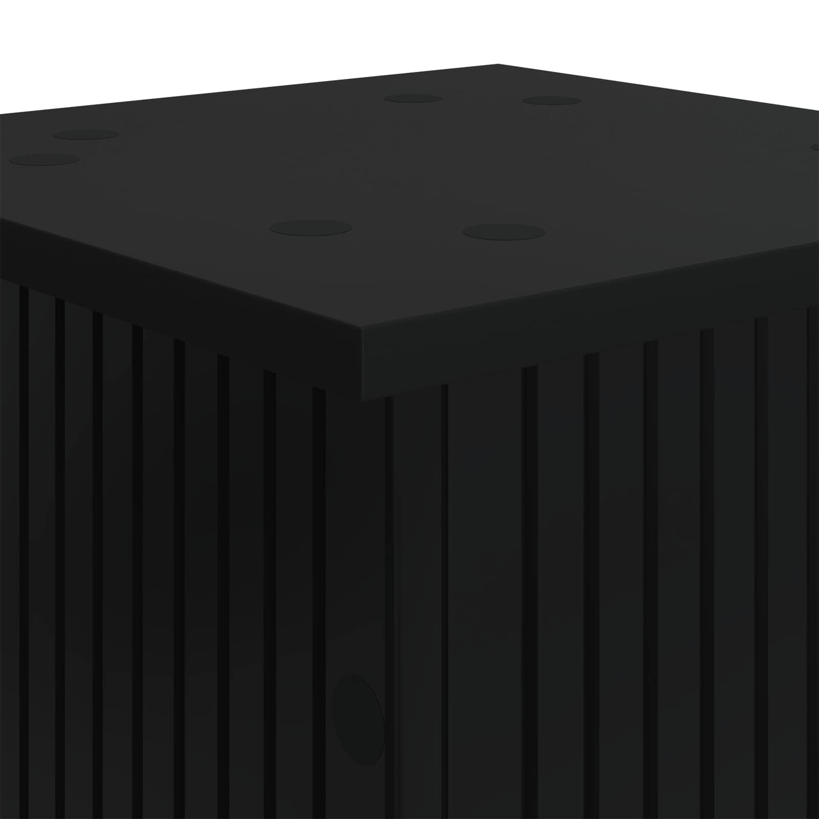 Plantenstandaard 2 pcs Zwart 30,5 x 30 x 60,5 cm Bewerkt hout image 7