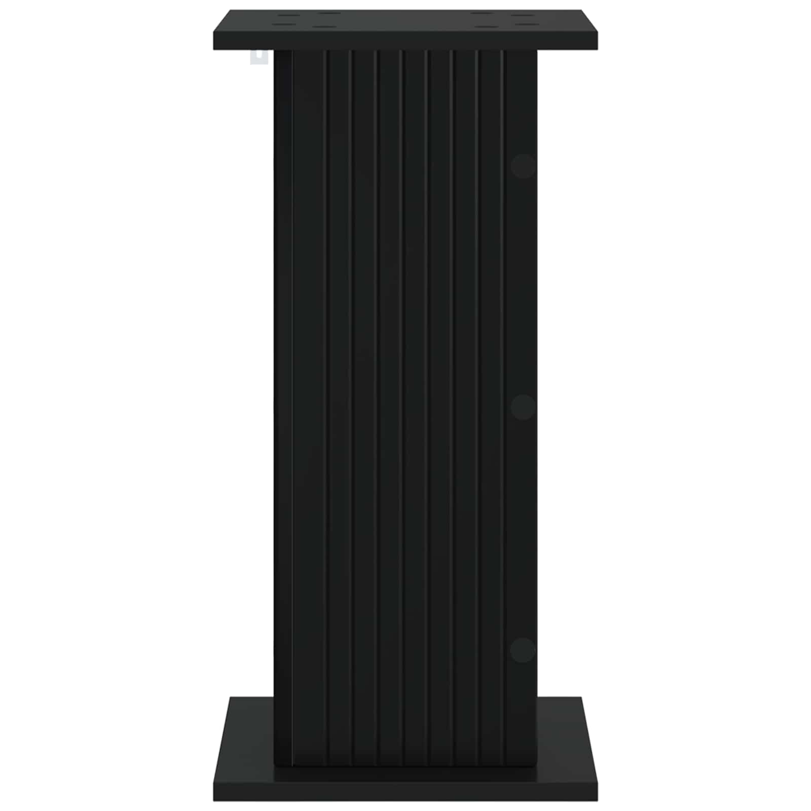 Plantenstandaard 2 pcs Zwart 30,5 x 30 x 60,5 cm Bewerkt hout image 4