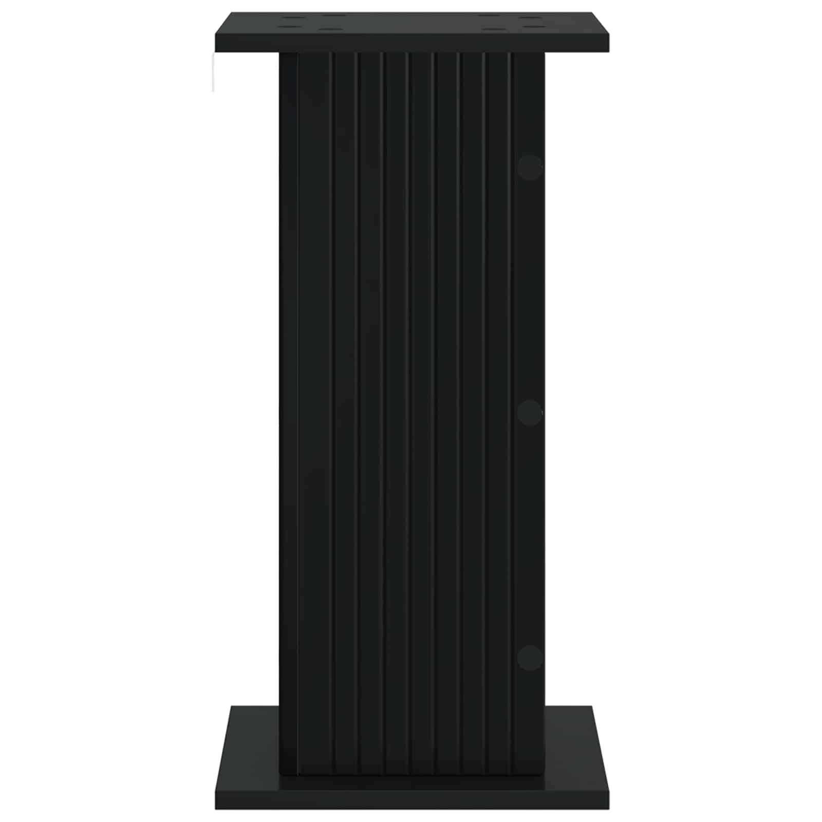 Plantenstandaard 2 pcs Zwart 30,5 x 30 x 60,5 cm Bewerkt hout image 5