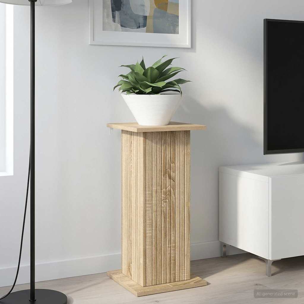 vidaXL Suport pentru plante Stejar Sonoma 30,5 x 30 x 60,5 cm