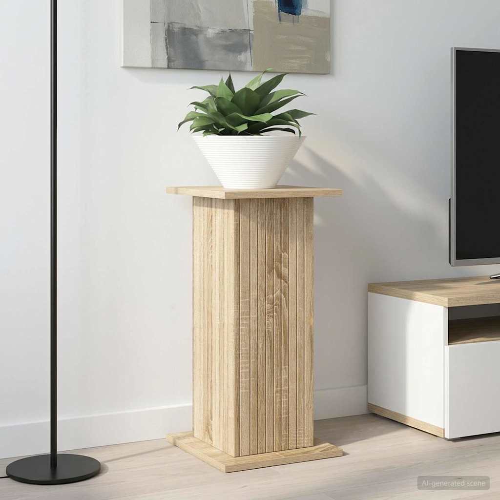 Stojan na rostliny 2 pcs Dub sonoma 30,5 x 30 x 60,5 cm - obrázek 4