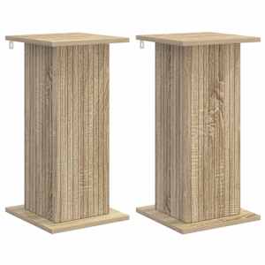 vidaXL Taimede alus 2 tk Sonoma tamm 30,5 x 30 x 60,5 cm Tehispuit