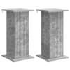 vidaXL Taimede alus 2 tk Betoonhall 30,5 x 30 x 60,5 cm Tehispuit