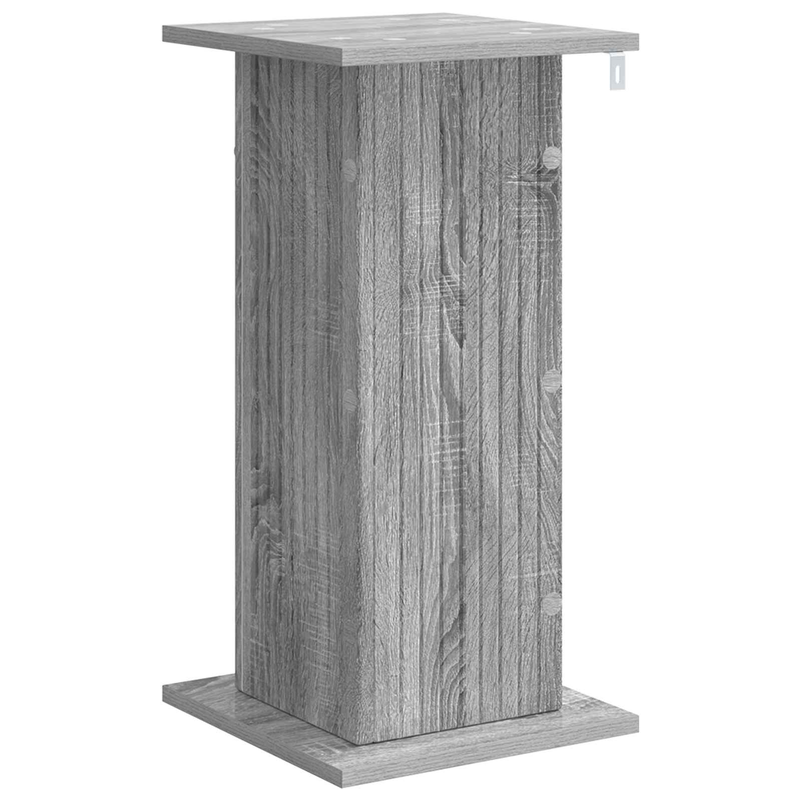 Plantenstandaard Grijs sonoma 30,5 x 30 x 60,5 cm Bewerkt hout image 5