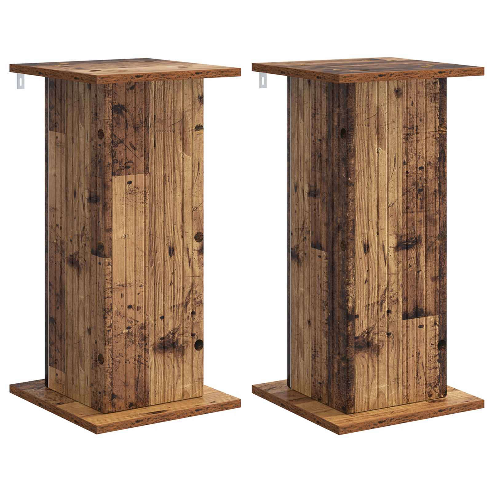 Plantenstandaard 2 pcs Oud hout 30,5 x 30 x 60,5 cm image 1