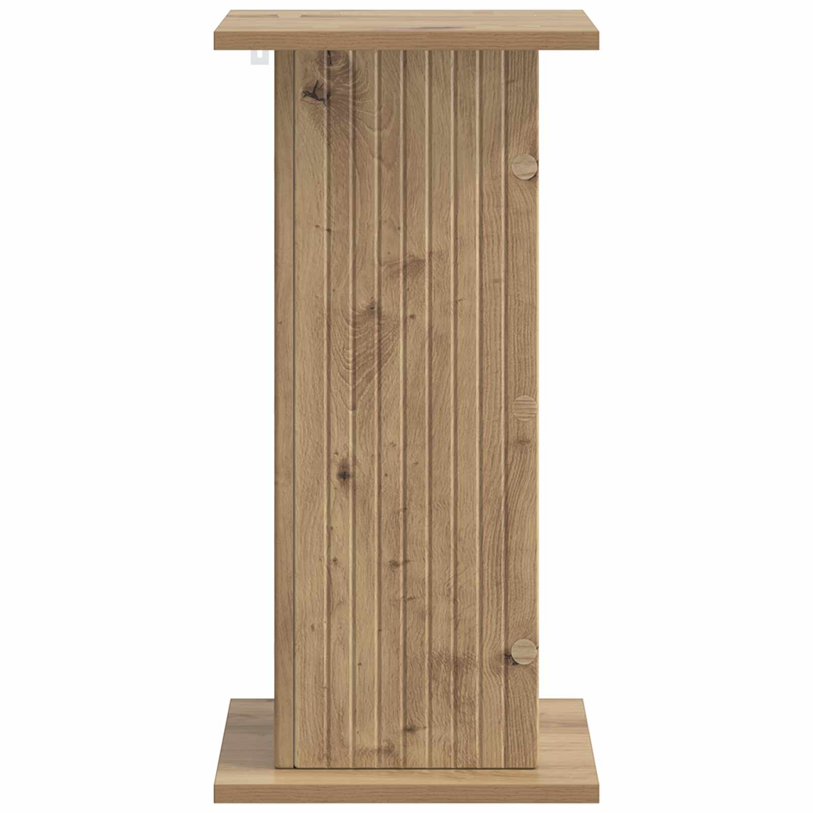 Plantenstandaard Artisanaal eiken 30,5 x 30 x 60,5 cm image 3