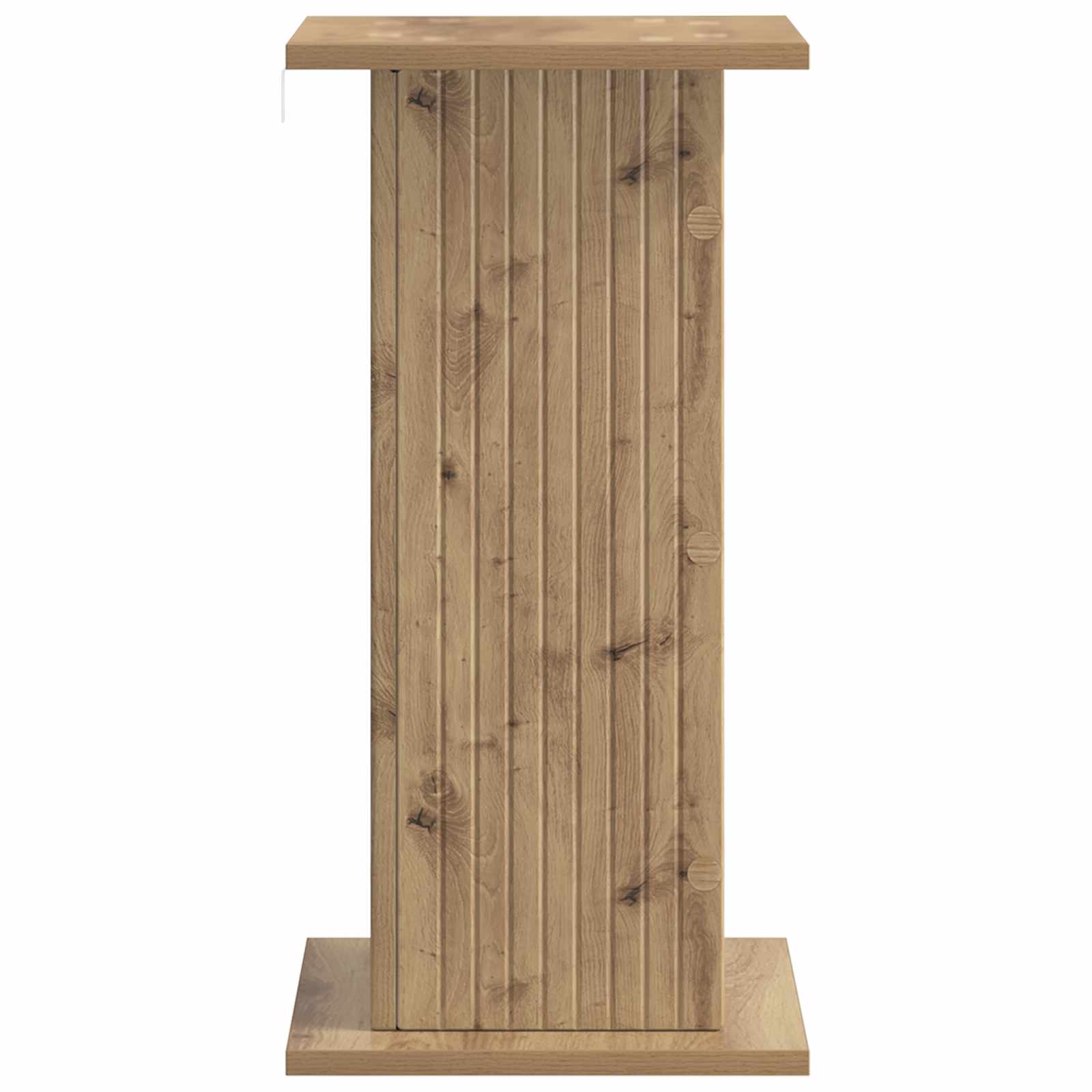 Plantenstandaard Artisanaal eiken 30,5 x 30 x 60,5 cm image 4