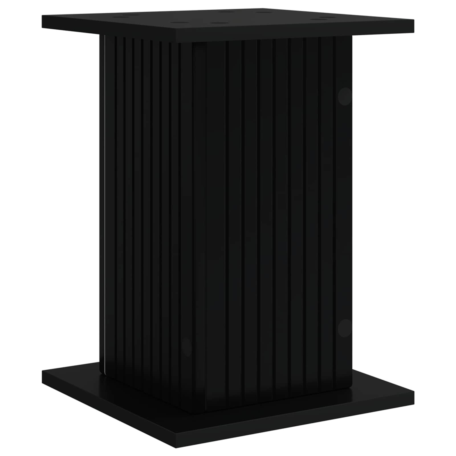 Plantenstandaard Zwart 30,5 x 30 x 43 cm Bewerkt hout image 2