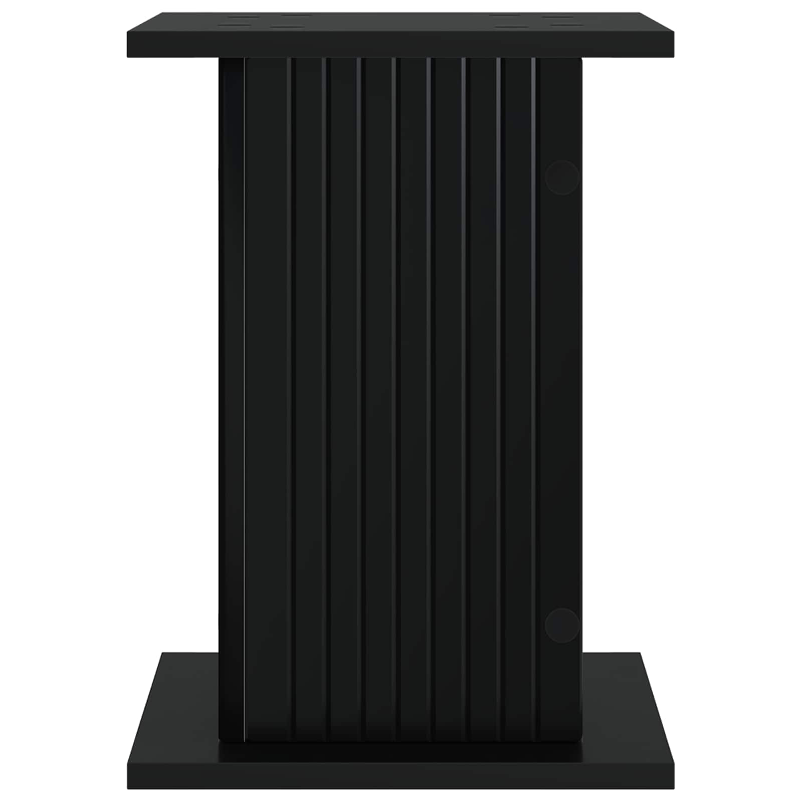 Plantenstandaard Zwart 30,5 x 30 x 43 cm Bewerkt hout image 4