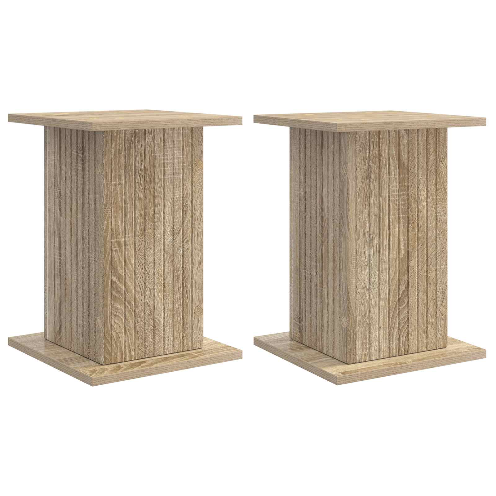 vidaXL Suport pentru plante 2 pcs Stejar Sonoma 30,5 x 30 x 43 cm