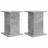 vidaXL Taimede alus 2 tk Betoonhall 30,5 x 30 x 43 cm Tehispuit