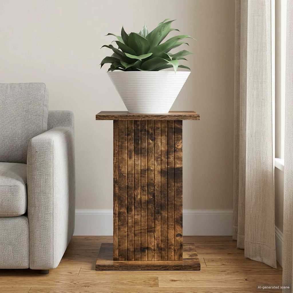 vidaXL Suport pentru plante Stejar fumuriu 30,5 x 30 x 43 cm