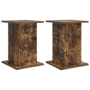 vidaXL Taimede alus 2 tk Suitsutatud tamm 30,5 x 30 x 43 cm Tehispuit