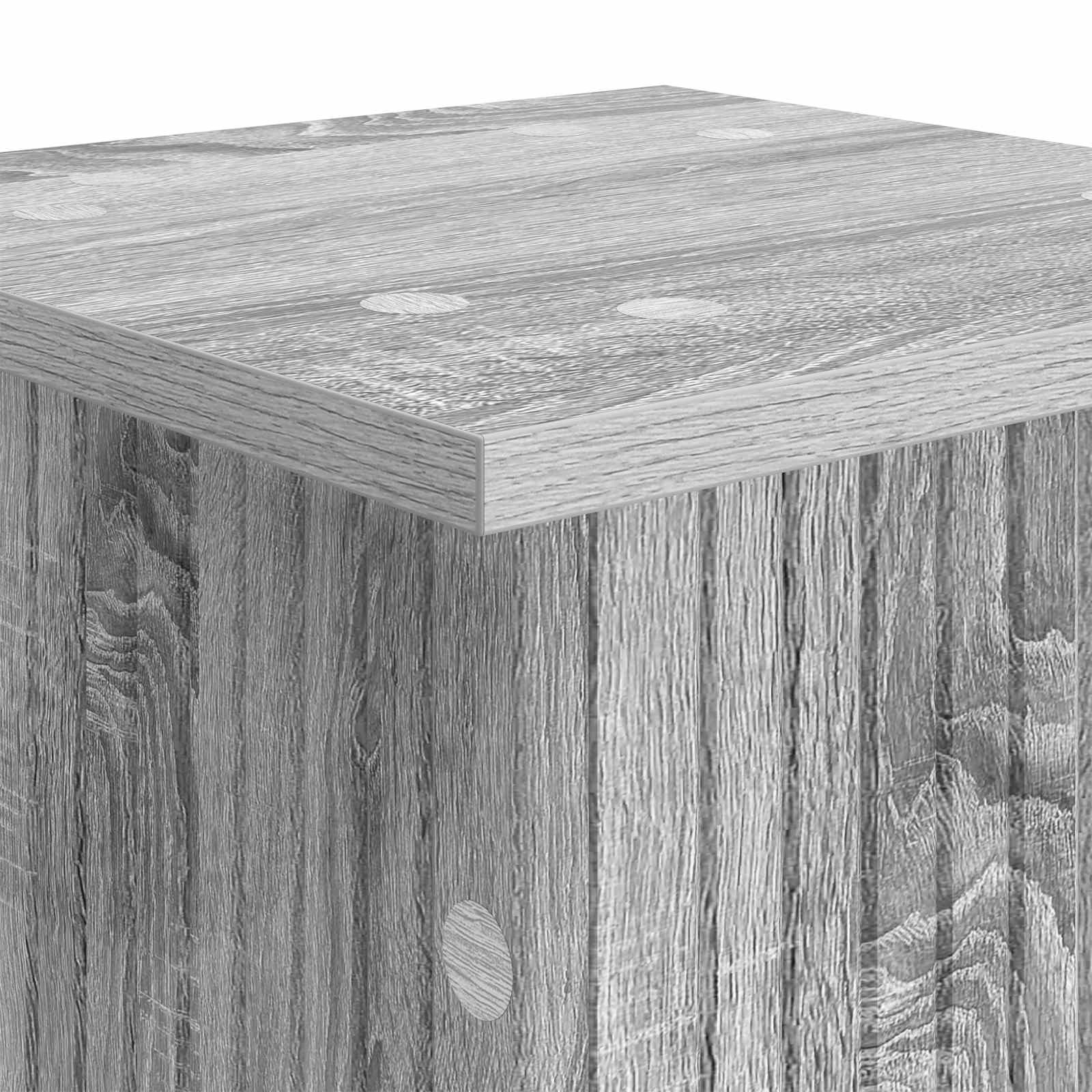 Plantenstandaard Grijs sonoma 30,5 x 30 x 43 cm Bewerkt hout image 7