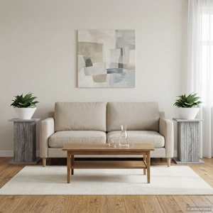 Stojan na rostliny 2 pcs Šedá sonoma 30,5 x 30 x 43 cm - obrázek 1