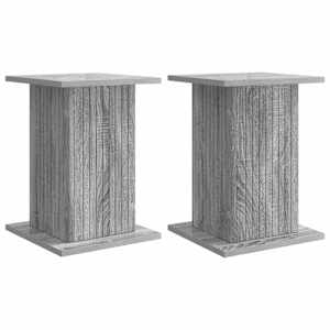 Stojan na rostliny 2 pcs Šedá sonoma 30,5 x 30 x 43 cm - obrázek 2