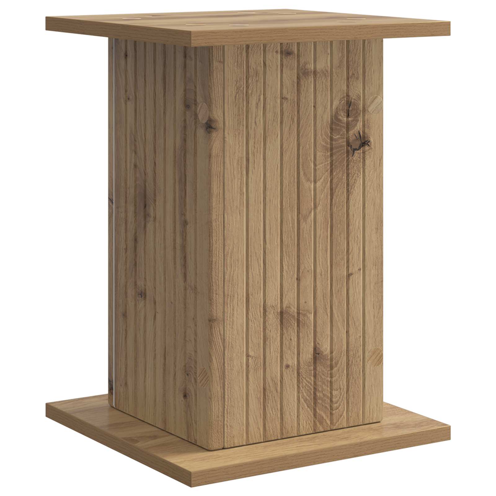 Plantenstandaard 2 pcs Artisanaal eiken 30,5 x 30 x 43 cm image 4