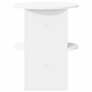 Boční skříňka 2 pcs Bílý Ø40 x 50 cm Dřevěný materiál - obrázek 7