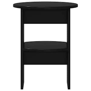 Boční skříňka 2 pcs Černý Ø40 x 50 cm Dřevěný materiál - obrázek 5