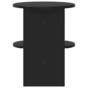 Boční skříňka 2 pcs Černý Ø40 x 50 cm Dřevěný materiál - obrázek 6