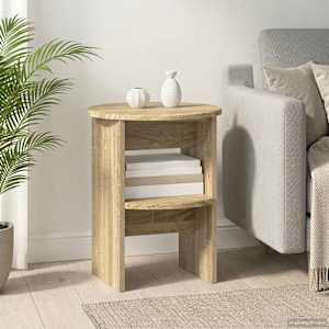 Stranska omara Sonoma hrast Ø40 x 50 cm Konstruirano leseno