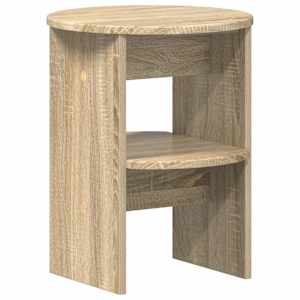Boční skříňka 2 pcs Sonoma dub Ø40 x 50 cm Dřevěný materiál - obrázek 5