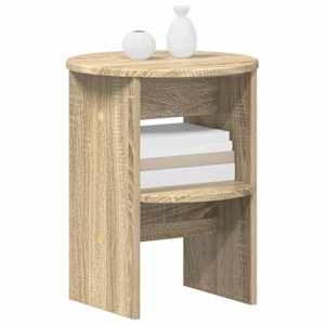Boční skříňka 2 pcs Sonoma dub Ø40 x 50 cm Dřevěný materiál - obrázek 3