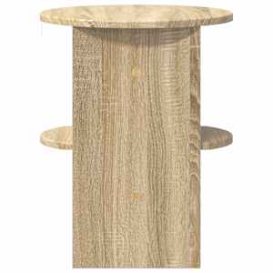 Boční skříňka 2 pcs Sonoma dub Ø40 x 50 cm Dřevěný materiál - obrázek 7