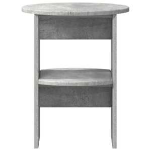 Boční skříňka 2 pcs Betonově Šedá Ø40 x 50 cm Dřevěný materiál - obrázek 5