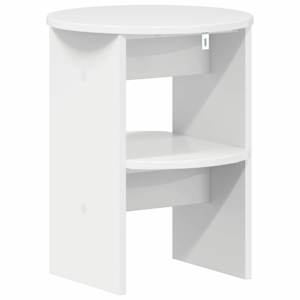 Boční skříňka 2 pcs Vysoký Lesklý Bílý Ø40 x 50 cm - obrázek 7