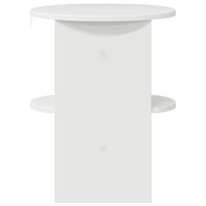 Boční skříňka 2 pcs Vysoký Lesklý Bílý Ø40 x 50 cm - obrázek 6