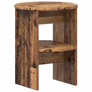Boční skříňka 2 pcs Staré dřevo Ø40 x 50 cm Dřevěný materiál - obrázek 4