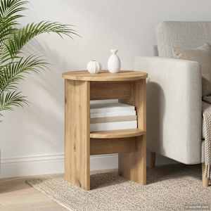 Stranska omara 2 pcs Obrtni Hrast Ø40 x 50 cm