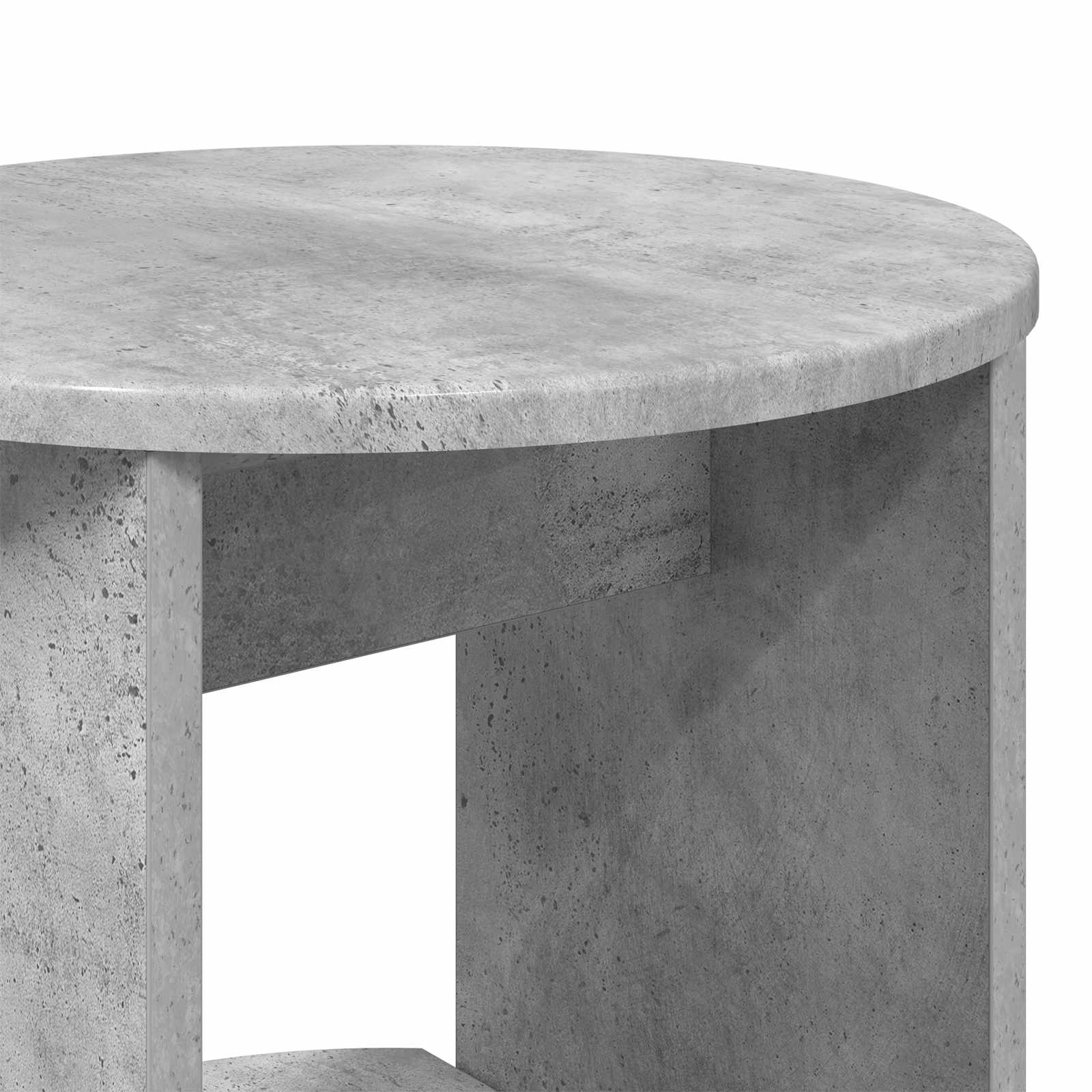 Boční skříňka Betonově Šedá Dřevěný materiál - obrázek 8