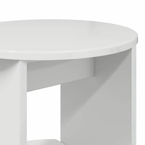 Boční skříňka Vysoký Lesklý Bílý Dřevěný materiál - obrázek 8