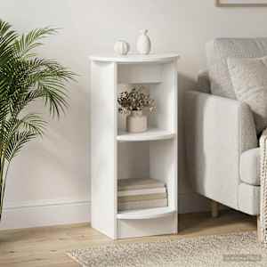 Stranska omara Visok Sijaj Bel Konstruirano leseno