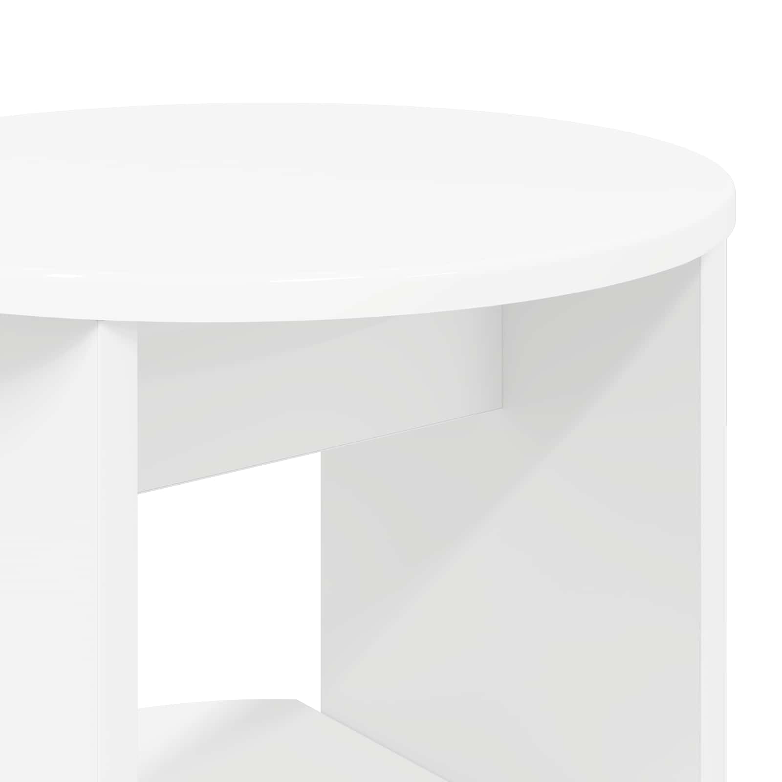 Stranska omara Bela 40 x 40 x 100 cm Konstruirano leseno - slika 7