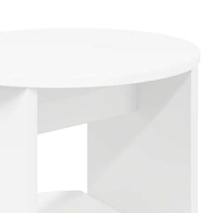 Boční skříňka Bílý 40 x 40 x 100 cm Dřevěný materiál - obrázek 8