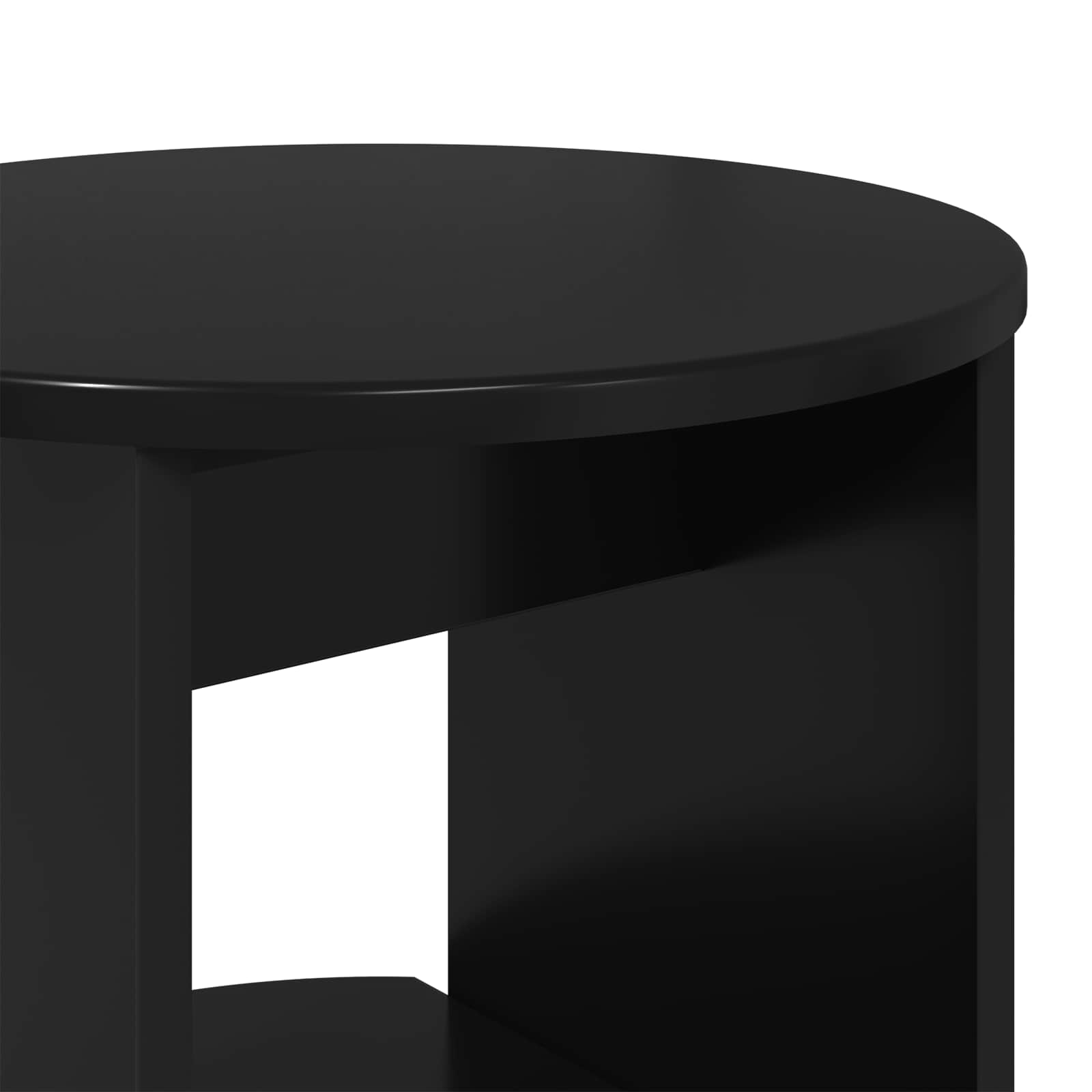 Stranska omara Črna 40 x 40 x 100 cm Konstruirano leseno - slika 7