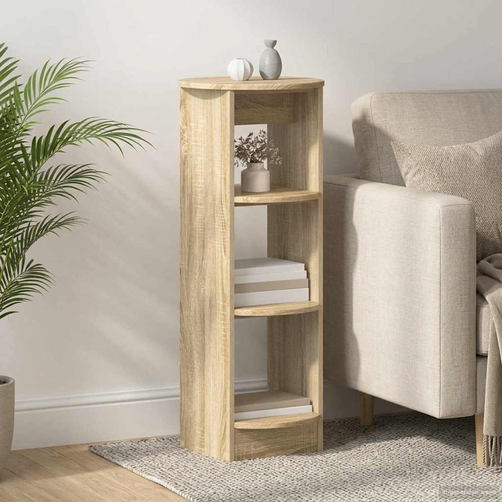 vidaXL Dulap lateral Stejar Sonoma 40 x 40 x 100 cm Lemn prelucrat