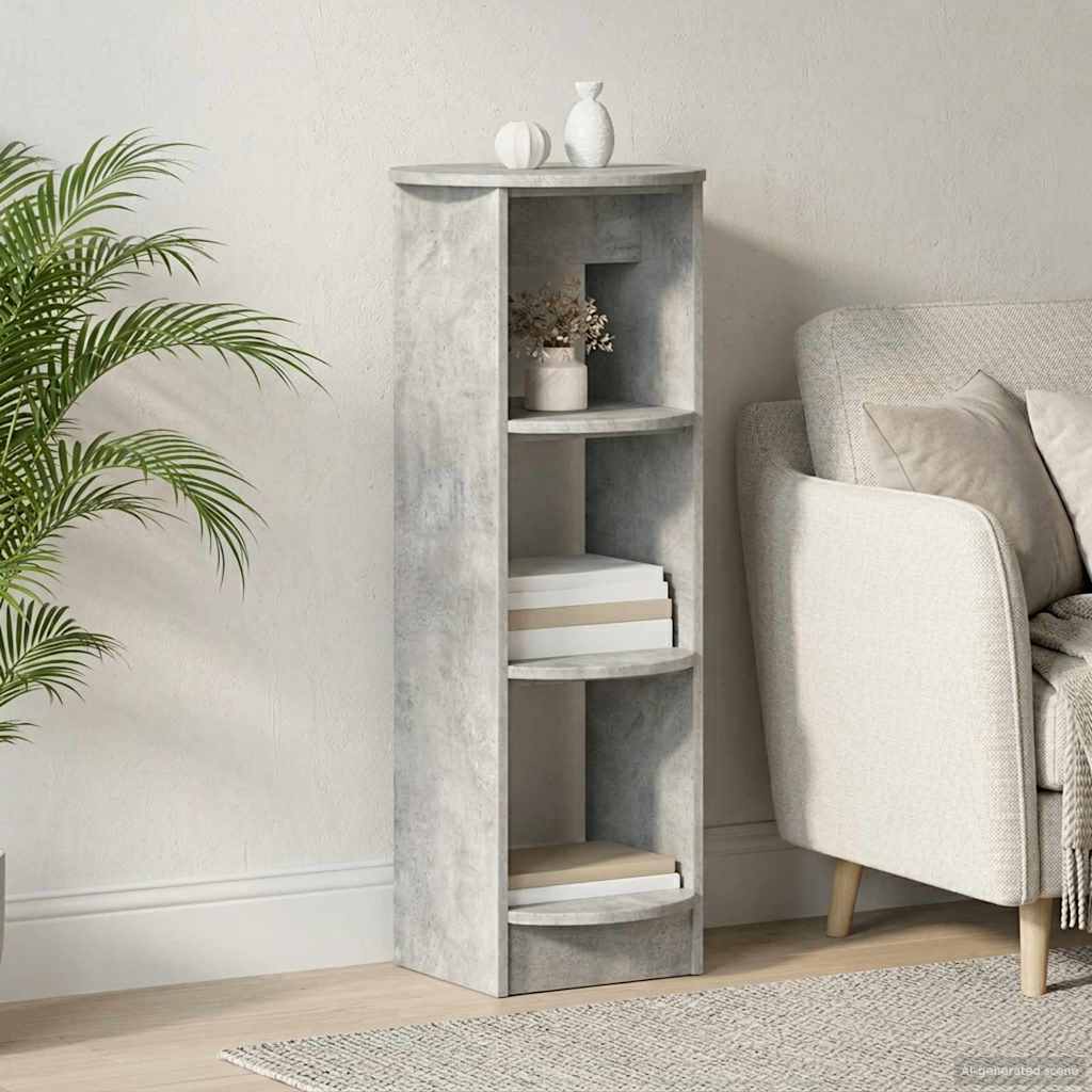 vidaXL Dulap lateral Gri Beton 40 x 40 x 100 cm Lemn prelucrat