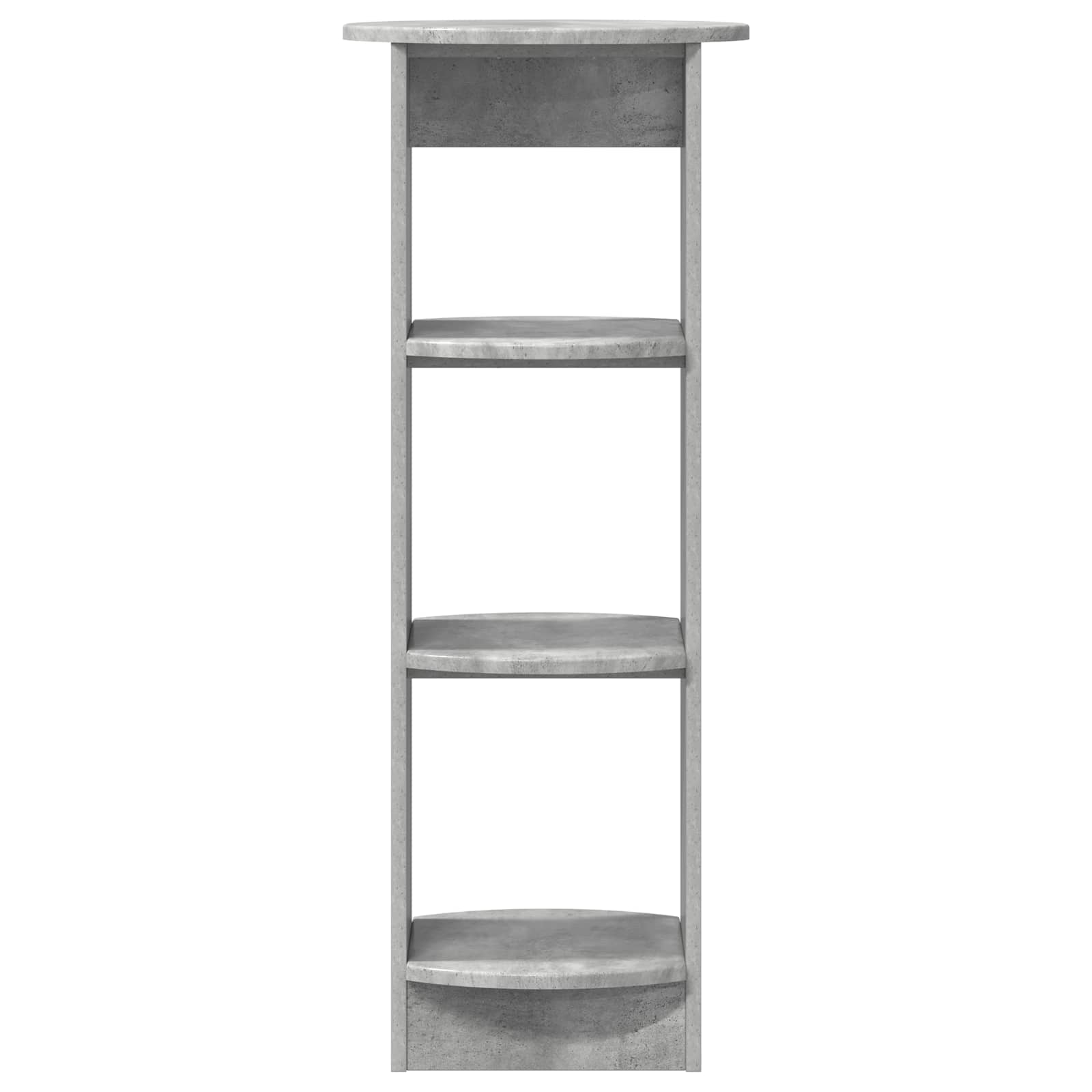 Stranska omara Beton Siva 40 x 40 x 100 cm Konstruirano leseno - slika 3