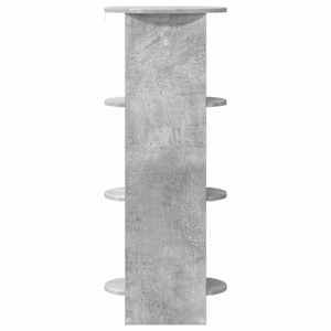 Boční skříňka Betonově Šedá 40 x 40 x 100 cm Dřevěný materiál - obrázek 5